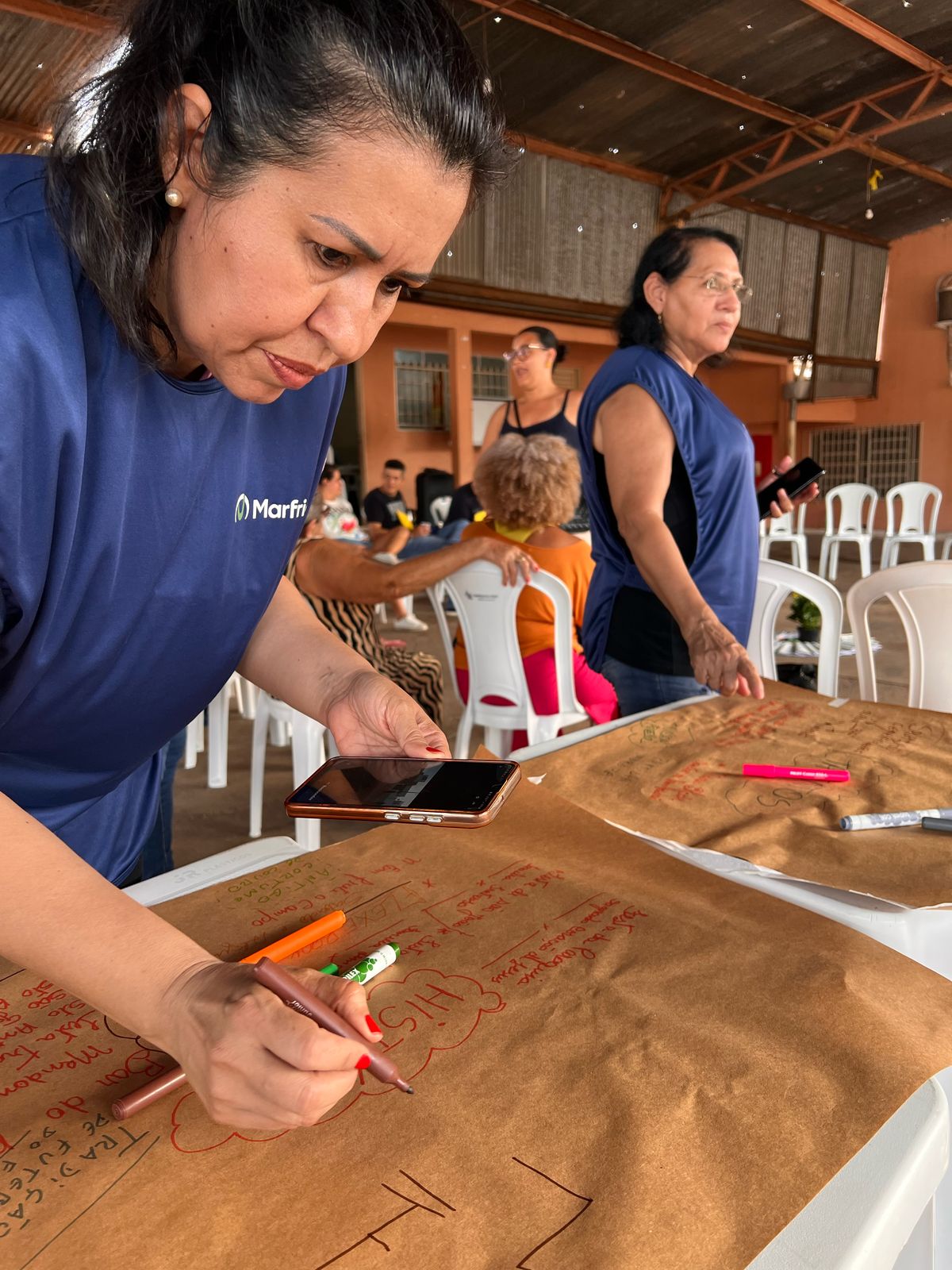 Voluntários ouviram a comunidade do Bairro Alameda para conhecer suas aspirações